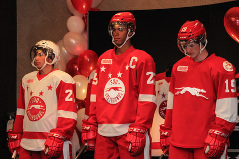 Sault ste outlet marie greyhounds jersey